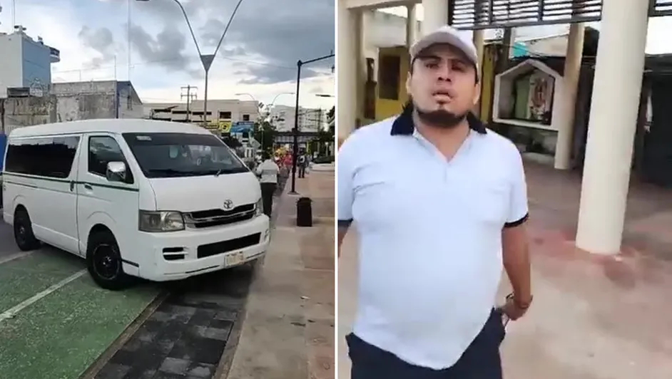 Taxista de Cancún Agrede a Hombre que Intentó Documentar una Agresión Anterior