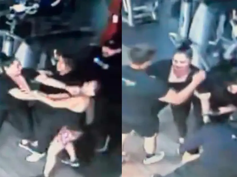 Difunden video de pelea en gimnasio donde arrancan a mordidas el dedo de una mujer en Monterrey