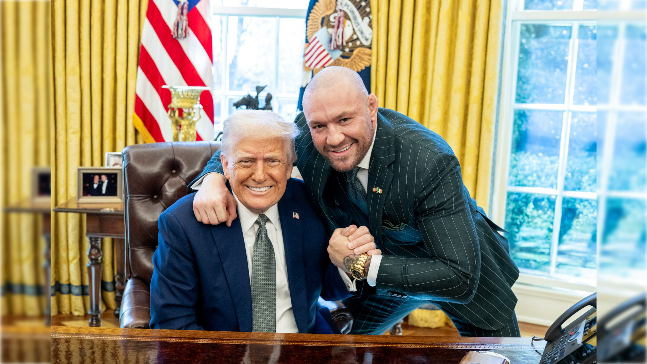 Conor McGregor se reúne con Donald Trump en la Casa Blanca