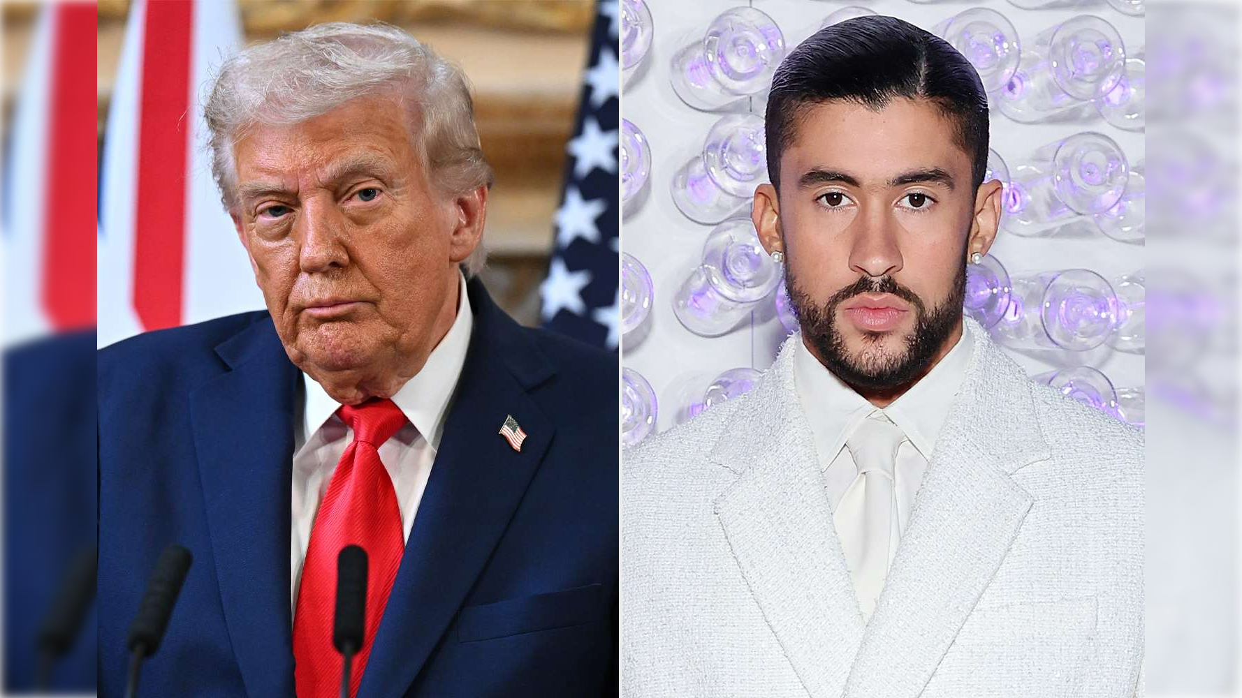 Trump critica elección de Bad Bunny como artista del medio tiempo del Super Bowl 2026